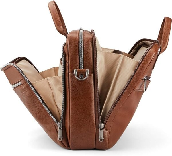 Maletín ejecutivo de cuero clásico