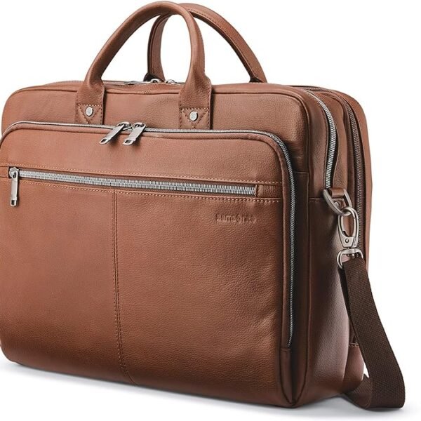 Maletín ejecutivo de cuero clásico